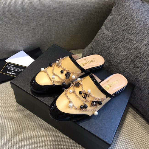 High Quality Luxury Chanel Slippers Womens