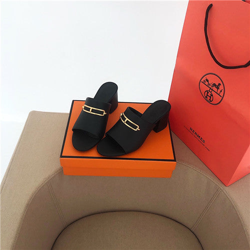High Quality Luxury Hermes Lady Slippers Sandals – Style 44387 alternate view