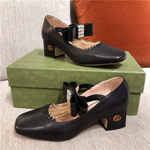 High Quality Luxury Gucci Rhinestone Shoes Women