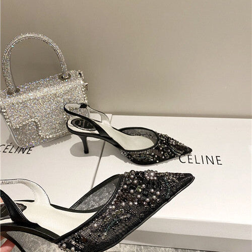 High Quality Luxury Rene Caovilla Heels Sandals product detail