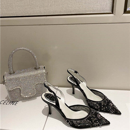 High Quality Luxury Rene Caovilla Heels Sandals