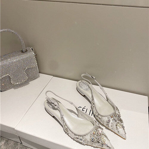 High Quality Luxury Rene Caovilla Flat Sandals – Style 20550