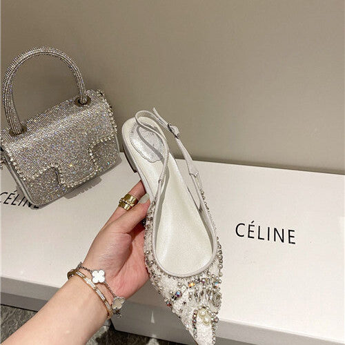 High Quality Luxury Rene Caovilla Flat Sandals – Style 20550 product detail