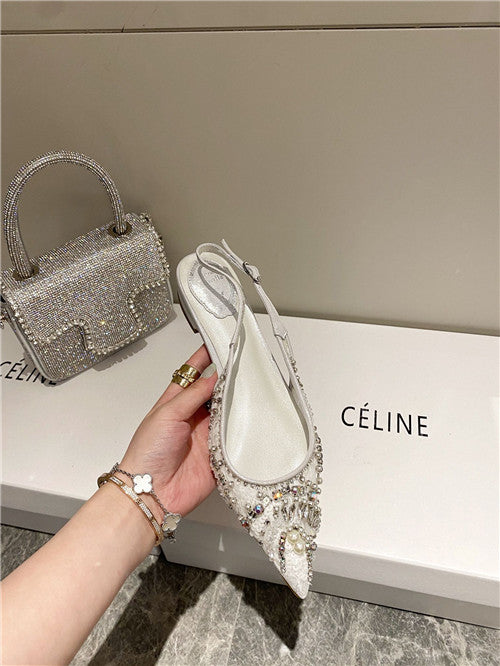 High Quality Luxury Rene Caovilla Flat Sandals – Style 20550 product detail