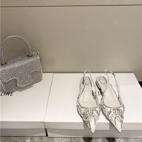 High Quality Luxury Rene Caovilla Flat Sandals – Style 20550 product detail