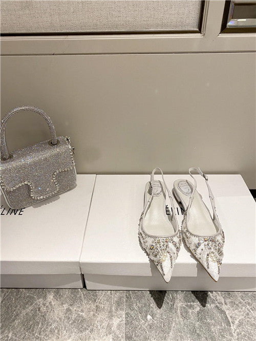 High Quality Luxury Rene Caovilla Flat Sandals – Style 20550 product detail
