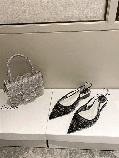 High Quality Luxury Rene Caovilla Flat Sandals – Style 56710 product detail