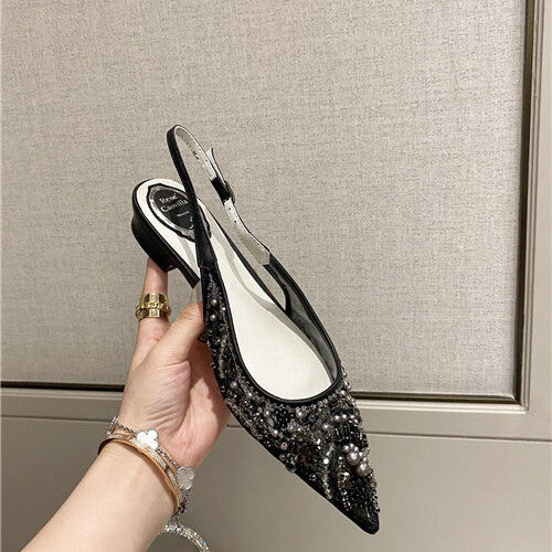 High Quality Luxury Rene Caovilla Flat Sandals – Style 56710 product detail