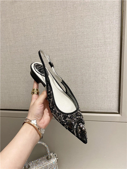 High Quality Luxury Rene Caovilla Flat Sandals – Style 56710 product detail