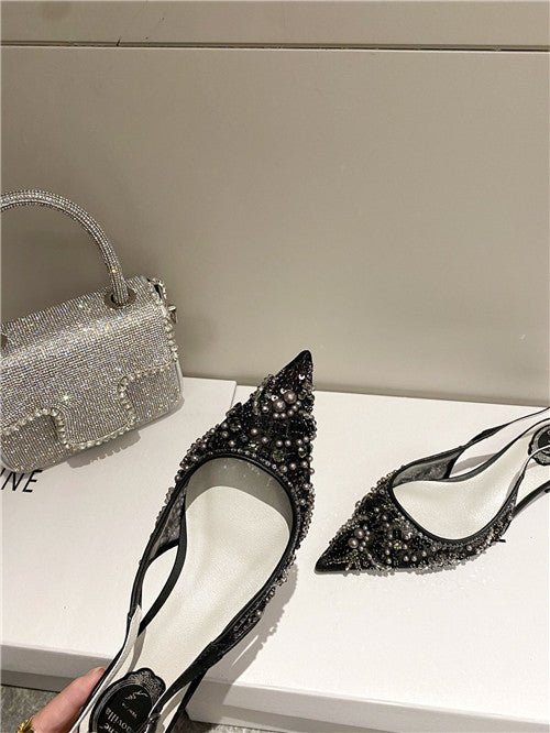 High Quality Luxury Rene Caovilla Flat Sandals – Style 56710 product detail