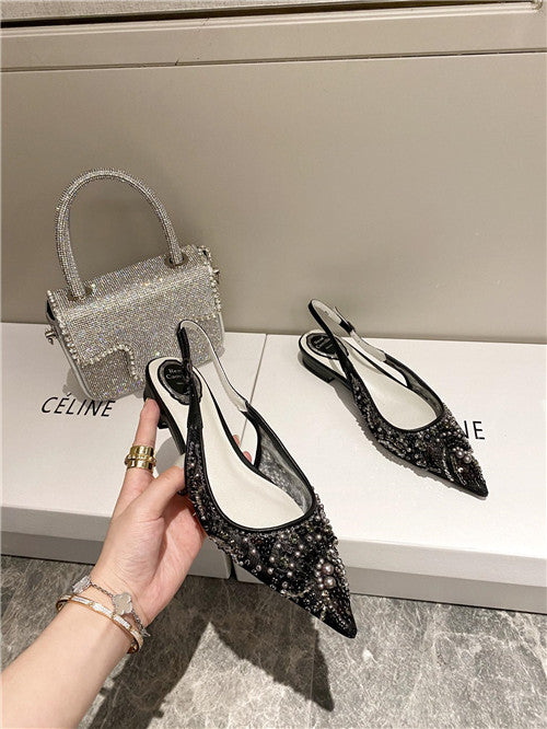 High Quality Luxury Rene Caovilla Flat Sandals – Style 56710 product detail