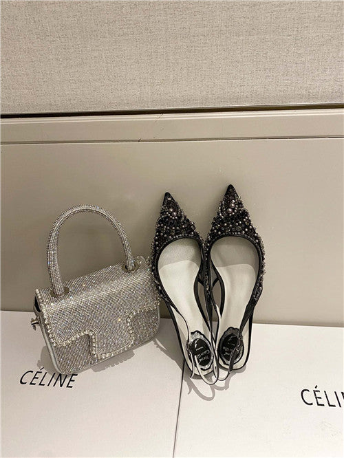 High Quality Luxury Rene Caovilla Flat Sandals – Style 56710 product detail