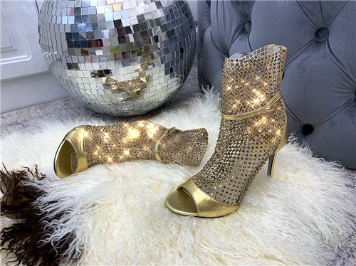 High Quality Luxury Rene Caovilla Heel Boots Sandals – Style 27878 alternate view