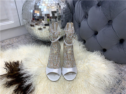 High Quality Luxury Rene Caovilla Heel Boots Sandals – Style 34662 alternate view