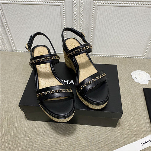 High Quality Luxury Chanel Chunky Heel Sandals – Style 70502 alternate view