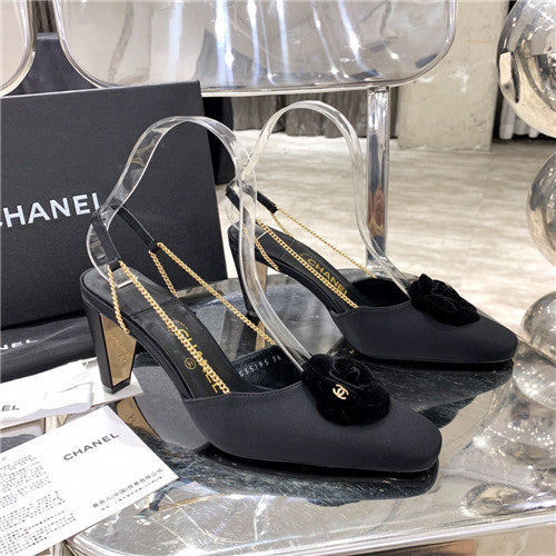 High Quality Luxury Chanel Heels Slippers – Style 87654 alternate view