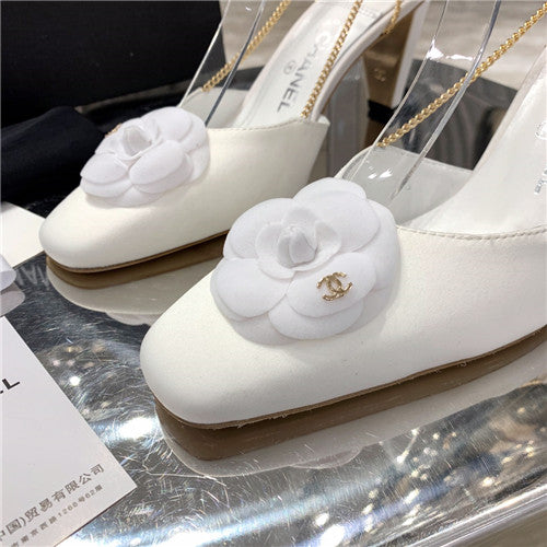 High Quality Luxury Chanel Heels Slippers alternate view