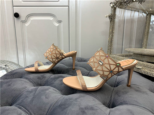 High Quality Luxury Rene Caovilla High Heels Sandals