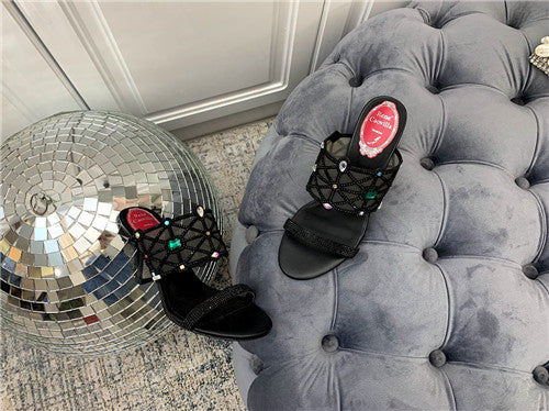 High Quality Luxury Rene Caovilla High Heels Sandals – Style 04678 alternate view
