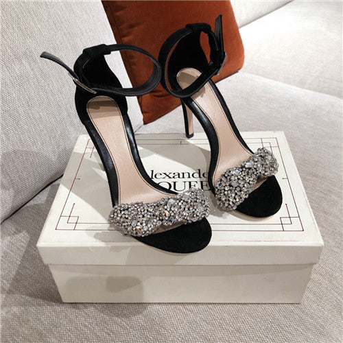 High Quality Luxury Alexander McQueen High Heel Sandals – Style 14627