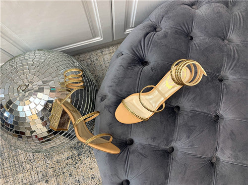 High Quality Luxury Rene Caovilla Heels Sandals – Style 64582 alternate view