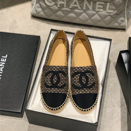 High Quality Luxury Chanel Flat Shoes – Style 01414