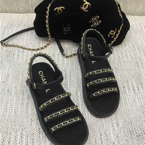 High Quality Luxury Chanel Sandals Womens – Style 07462 alternate view