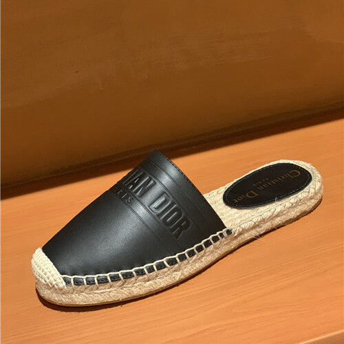 High Quality Luxury Dior Embroidered Slippers Womens product detail