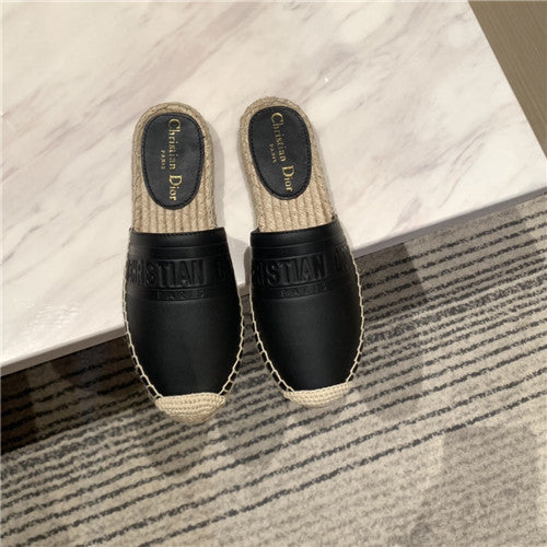 High Quality Luxury Dior Embroidered Slippers Womens alternate view