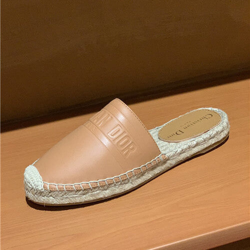 High Quality Luxury Dior Embroidered Slippers Womens – Style 00134 product detail