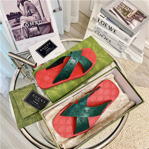 High Quality Luxury Gucci Slippers Womens – Style 21363 alternate view