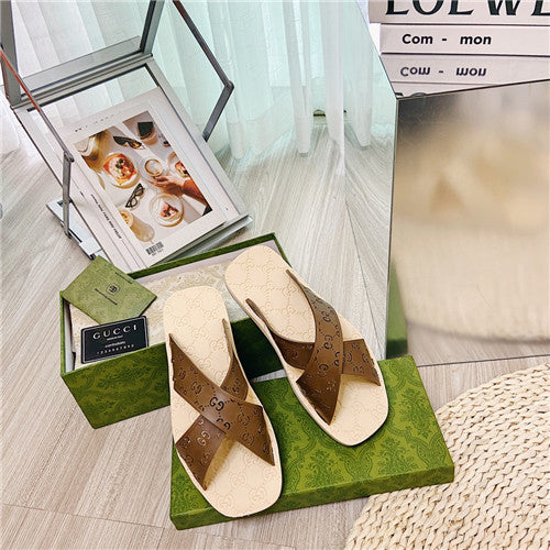 High Quality Luxury Gucci Slippers Womens – Style 54131
