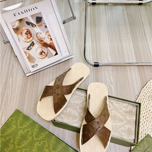 High Quality Luxury Gucci Slippers Womens – Style 54131 product detail