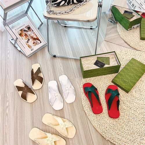 High Quality Luxury Gucci Slippers Womens – Style 54131 product detail