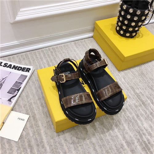 High Quality Luxury Fendi Platform Sandals Womens