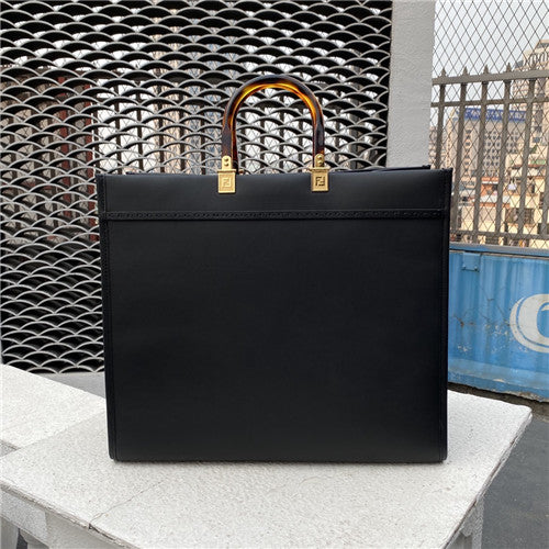 High Quality Luxury Fendi Leather Shopping Bag – Style 32539 alternate view