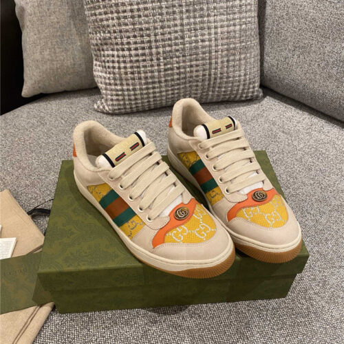 High Quality Luxury Gucci Screener Sneakers Womens
