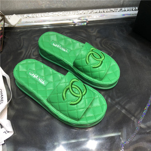 High Quality Luxury Chanel Embroidery Slippers – Style 50182