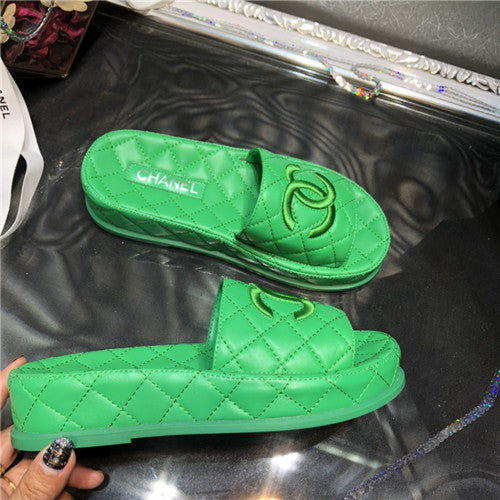 High Quality Luxury Chanel Embroidery Slippers – Style 50182 product detail