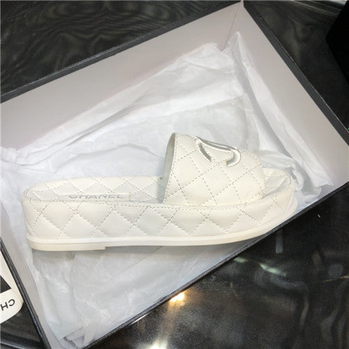 High Quality Luxury Chanel Embroidery Slippers – Style 48486 product detail