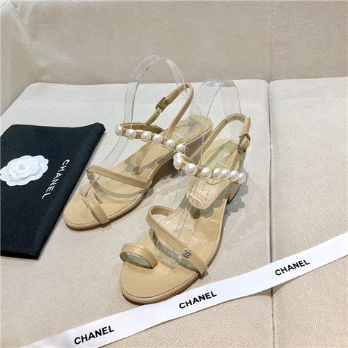 High Quality Luxury Chanel Chunky Heel Sandals – Style 60326 alternate view