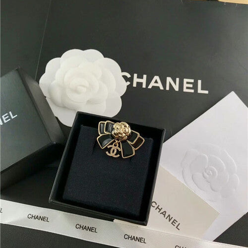 High Quality Luxury Chanel Bow Camellia Brooch product detail