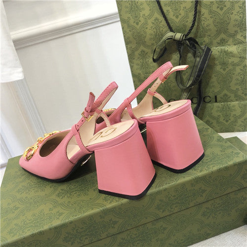 High Quality Luxury Gucci Block Heel Sandals – Style 57395 product detail