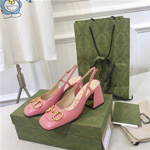 High Quality Luxury Gucci Block Heel Sandals – Style 57395