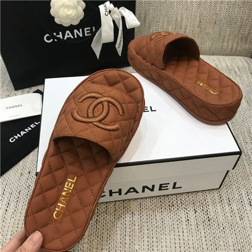 High Quality Luxury Chanel Embroidery Slippers – Style 79558 product detail