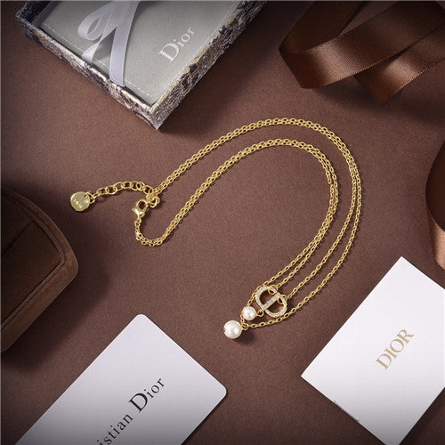 High Quality Luxury Dior Pearl Necklace – Style 50855 product detail
