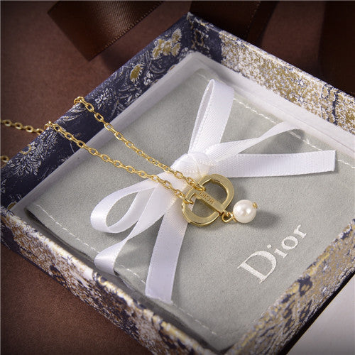 High Quality Luxury Dior Pearl Necklace – Style 50855 product detail
