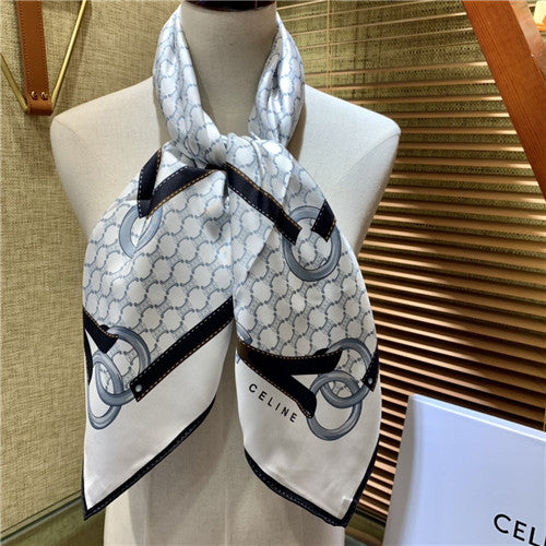 High Quality Luxury Celine Silk Scarf Womens