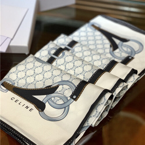High Quality Luxury Celine Silk Scarf Womens product detail