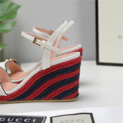 High Quality Luxury Gucci Wedge Platform Sandals – Style 53459 product detail